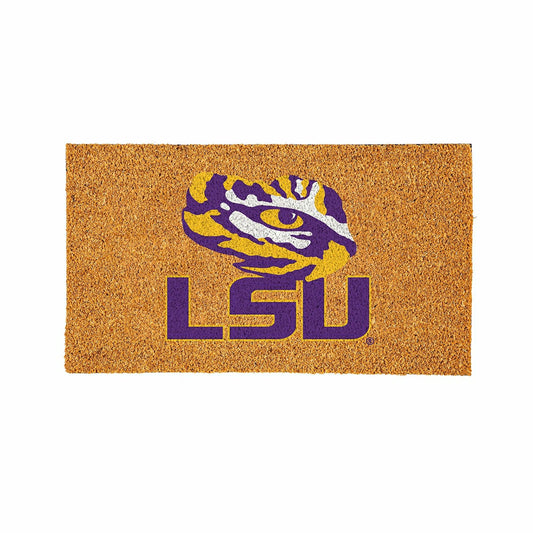 Team Sports America Essential - Coir Mat, 16"x28", Louisiana State University