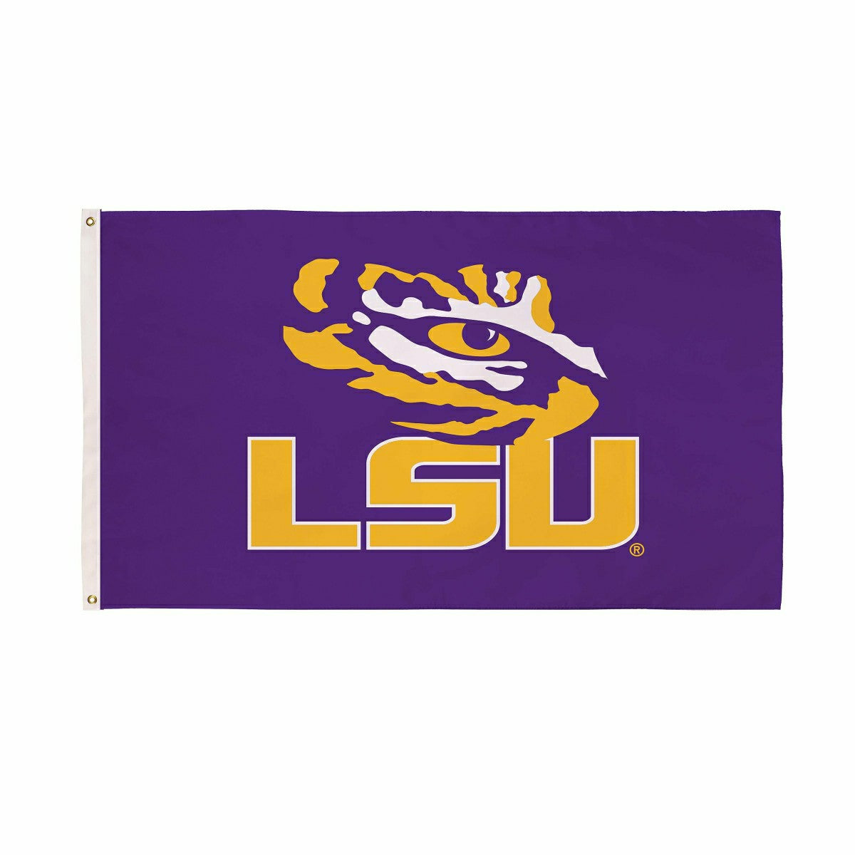 Team Sports America Classic - Louisiana State University Single Sided Estate Flag with 2 Grommets, 3