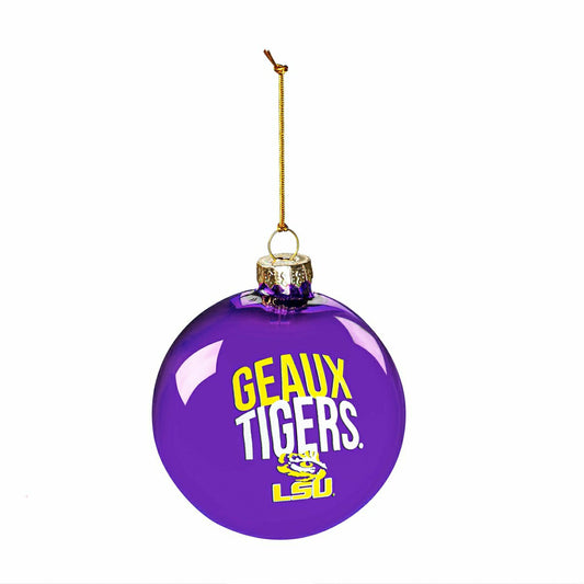 Team Sports America Everyday - Blown Glass Ornament, Louisiana State University