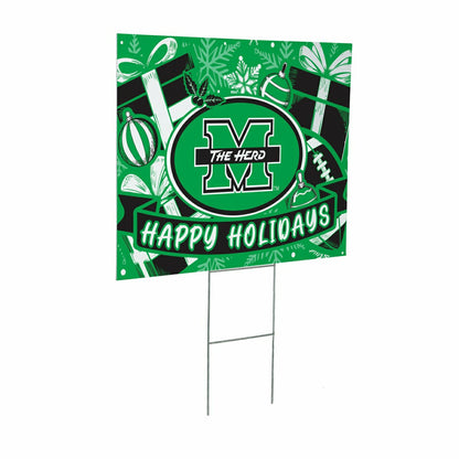 Team Sports America Classic - Marshall University Yard Sign, Holiday