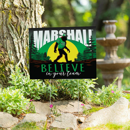 Team Sports America Recommended - Marshall University Yard Sign, Bigfoot