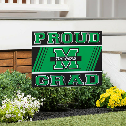 Team Sports America Everyday - Marshall University Coroplast Yard Sign Graduate