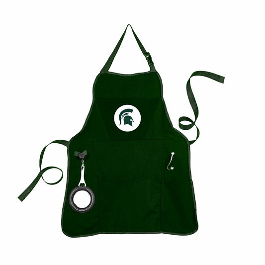 Team Sports America Value - Deluxe Cotton Canvas College Team Pride Grilling/Cooking Apron, Michig