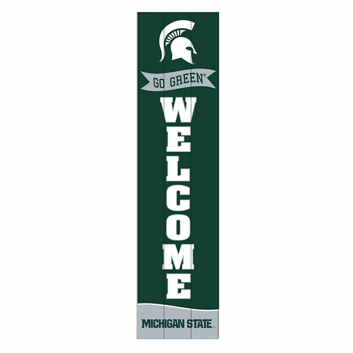Team Sports America Recommended - Michigan State University Large Single Sided Leaner, 46"