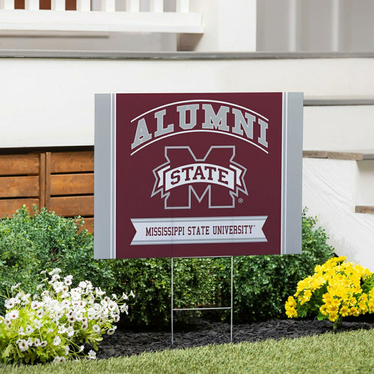 Team Sports America Trending - Mississippi State University Coroplast Yard Sign Alumni