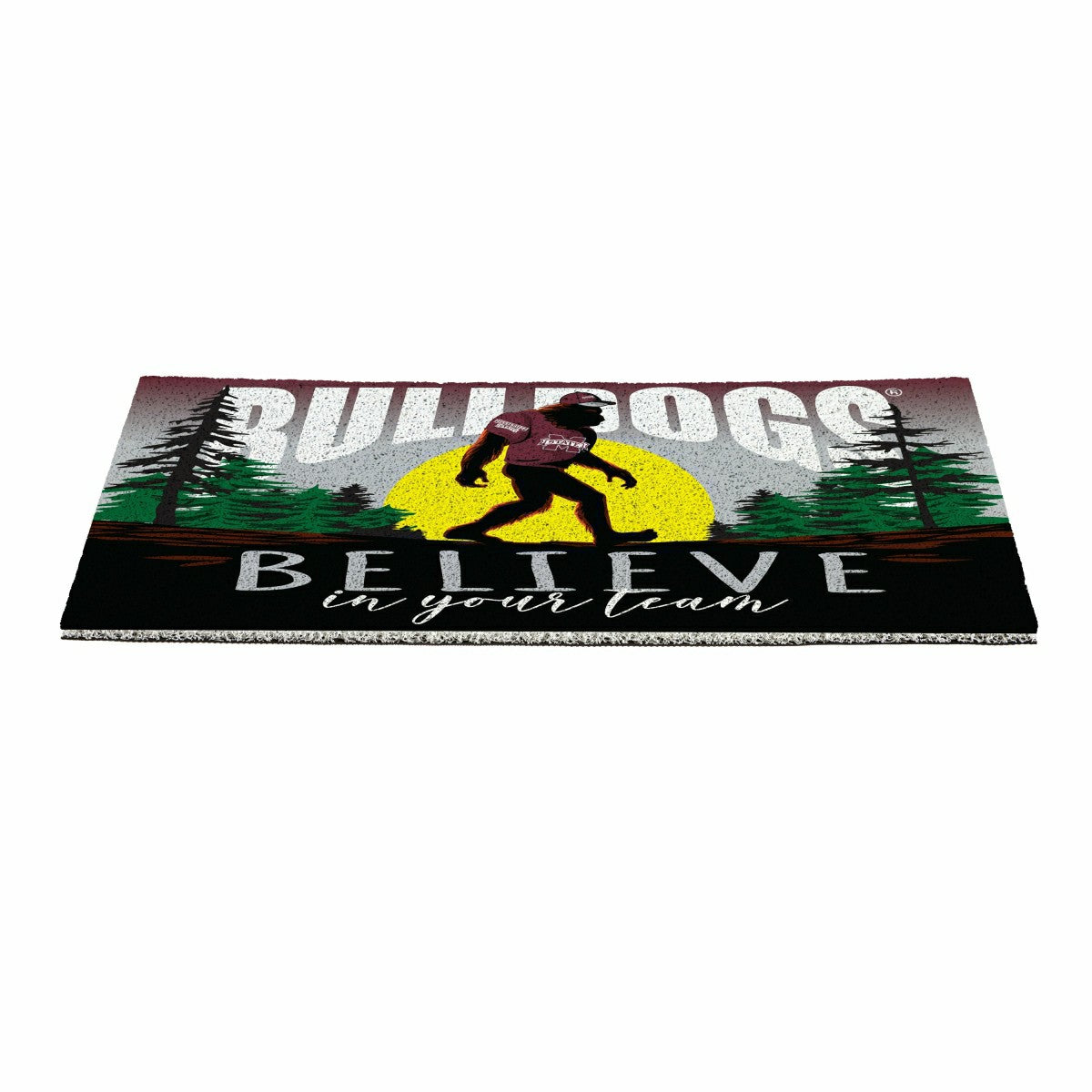 Team Sports America Essential - Mississippi State University Bigfoot PVC Mat, 28"x16"