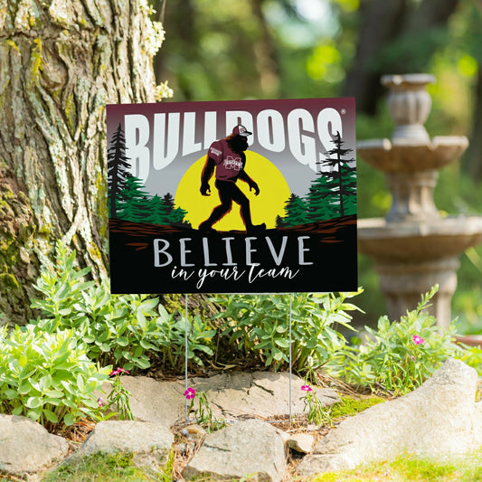 Team Sports America Everyday - Mississippi State University Coroplast Yard Sign, Bigfoot