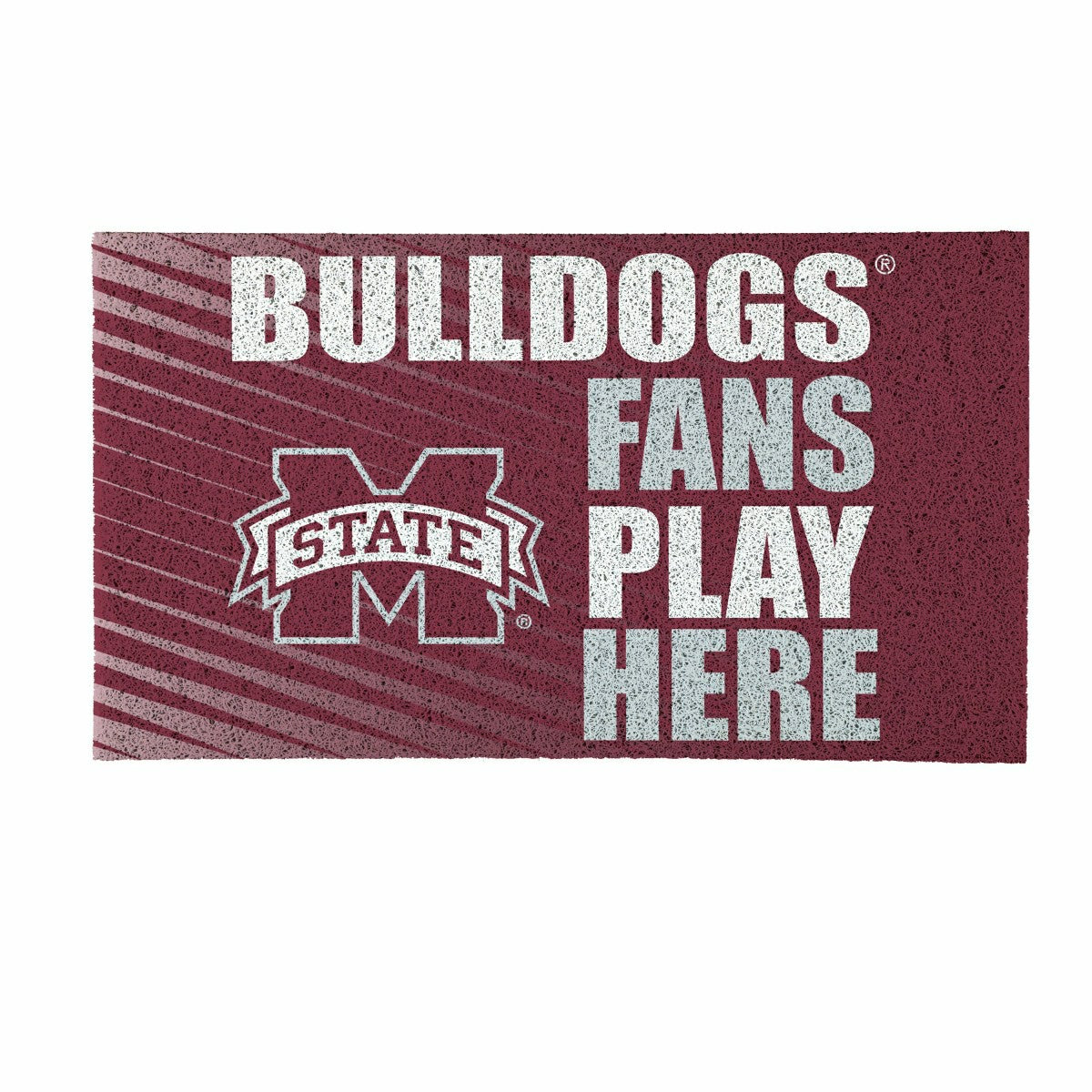 Team Sports America Trending - Mississippi State University Fan Mat, 28"x16"