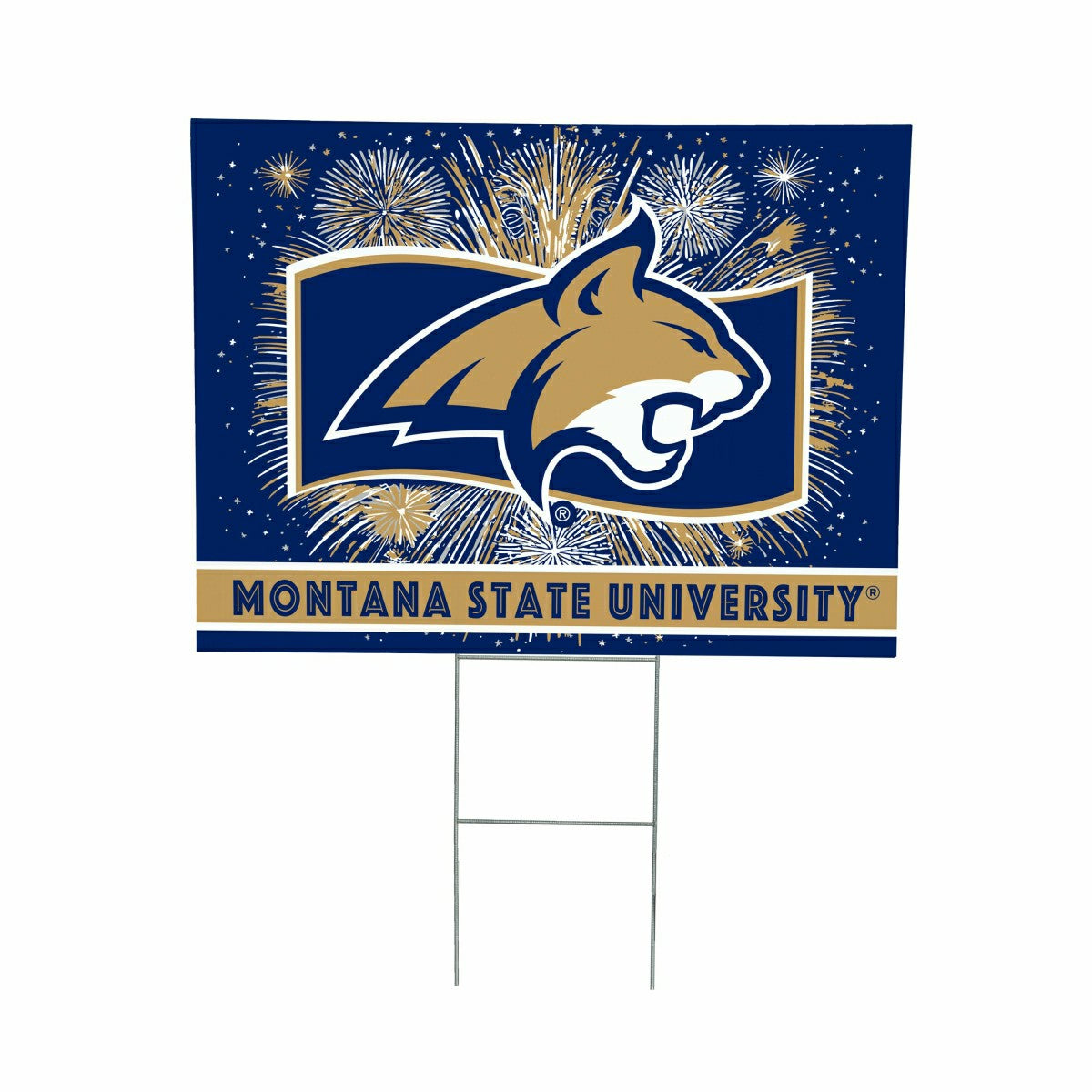 Team Sports America Classic - Montana State University Yard Sign, Patriotic