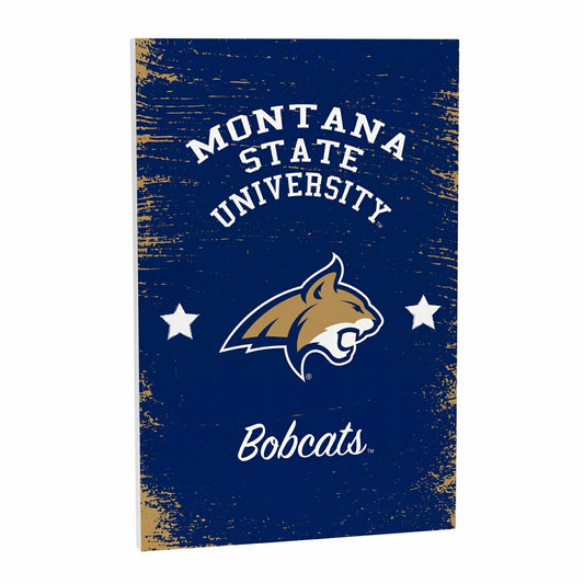 Team Sports America Trending - Montana State University Wood Wall Sign, 16x24