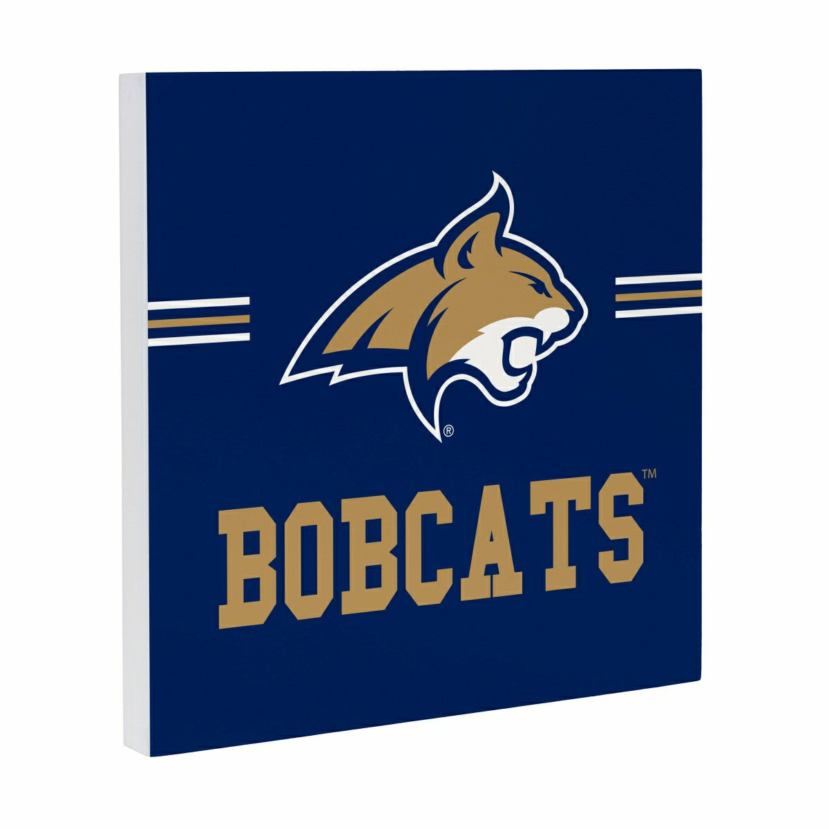 Team Sports America Exclusive - Montana State University Wood Wall Sign, 12x12