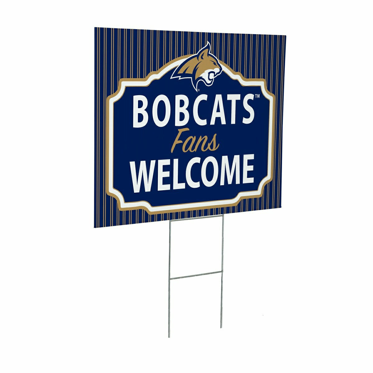 Team Sports America Best Seller - Montana State University Coroplast Yard Sign, "Fans Welcome"