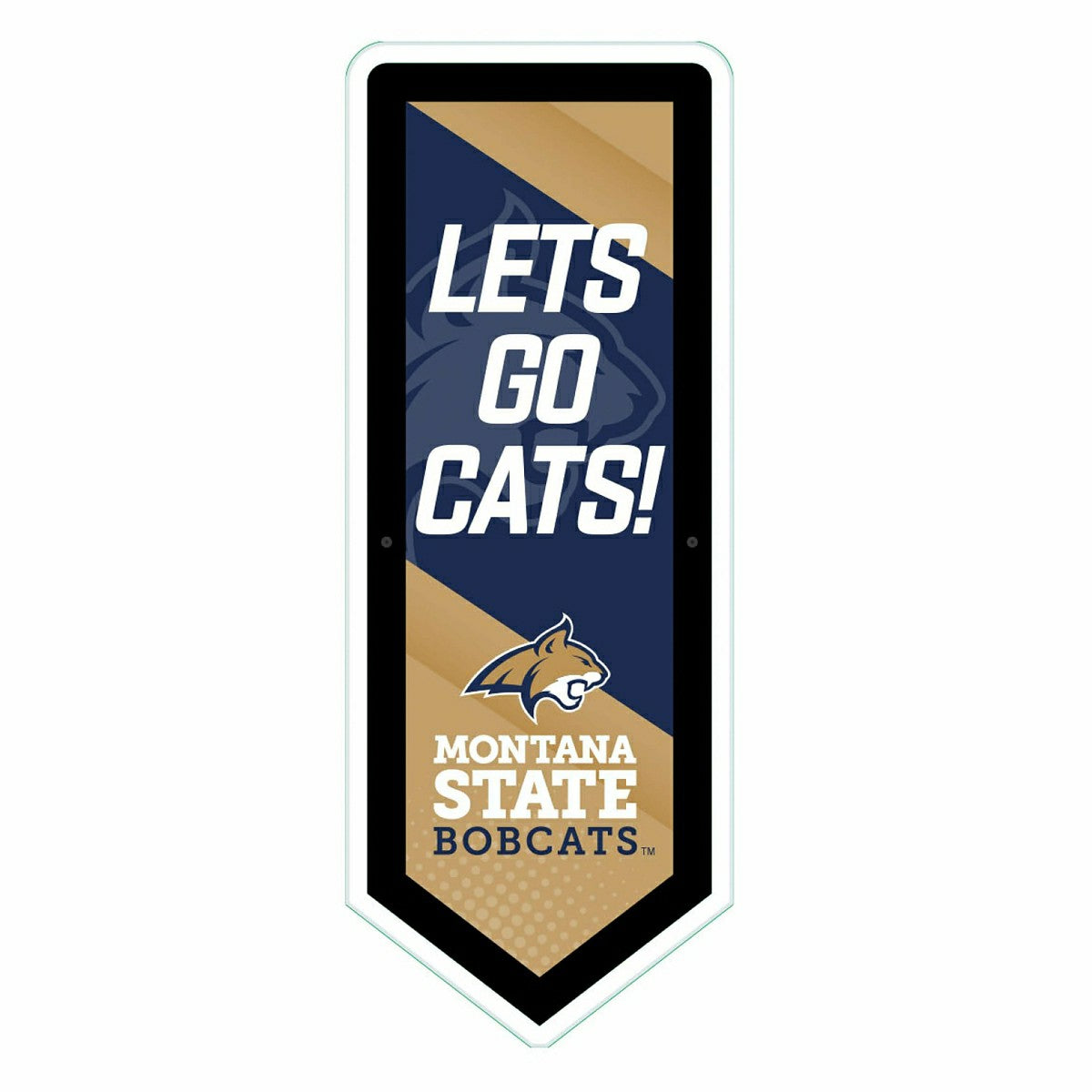 Team Sports America Recommended - LED Wall Decor, Pennant, Montana State University