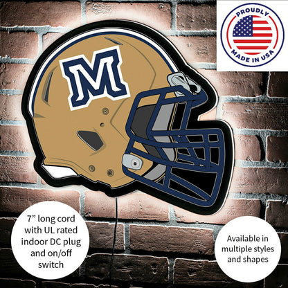 Team Sports America Exclusive - LED Wall Decor, Helmet, Montana State University