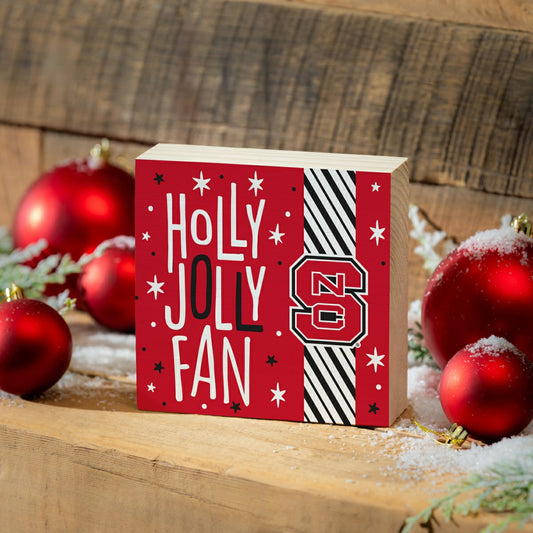 Team Sports America Essential - North Carolina State University Block, Holiday, 6x6