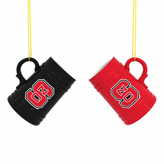 Team Sports America Value - North Carolina State University Ceramic Mini Stein, 3oz, set of 2