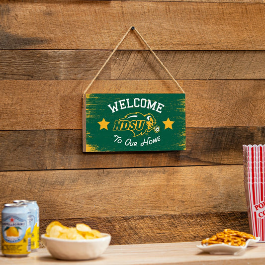 Team Sports America Signature - North Dakota State University Wood Wall Sign, 6x11