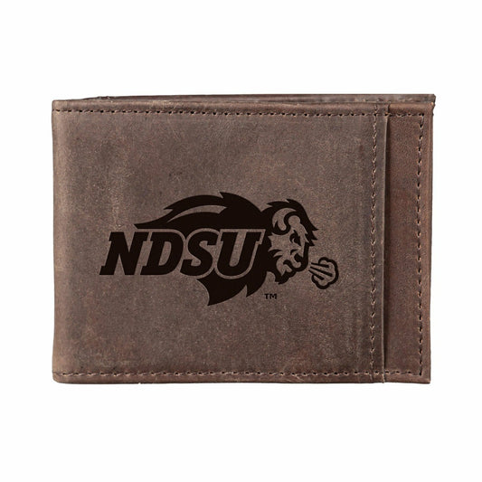 Team Sports America Essential - Front Pocket Wallet w/ RFID Blocking, North Dakota State University, B