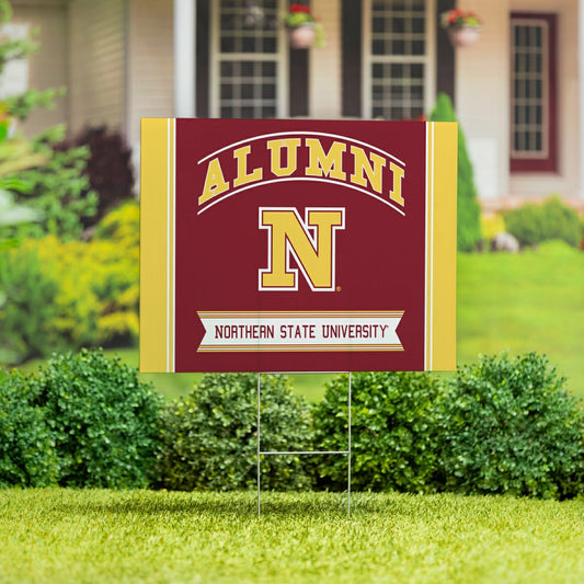Team Sports America Best Seller - Northern State University Coroplast Yard Sign Alumni