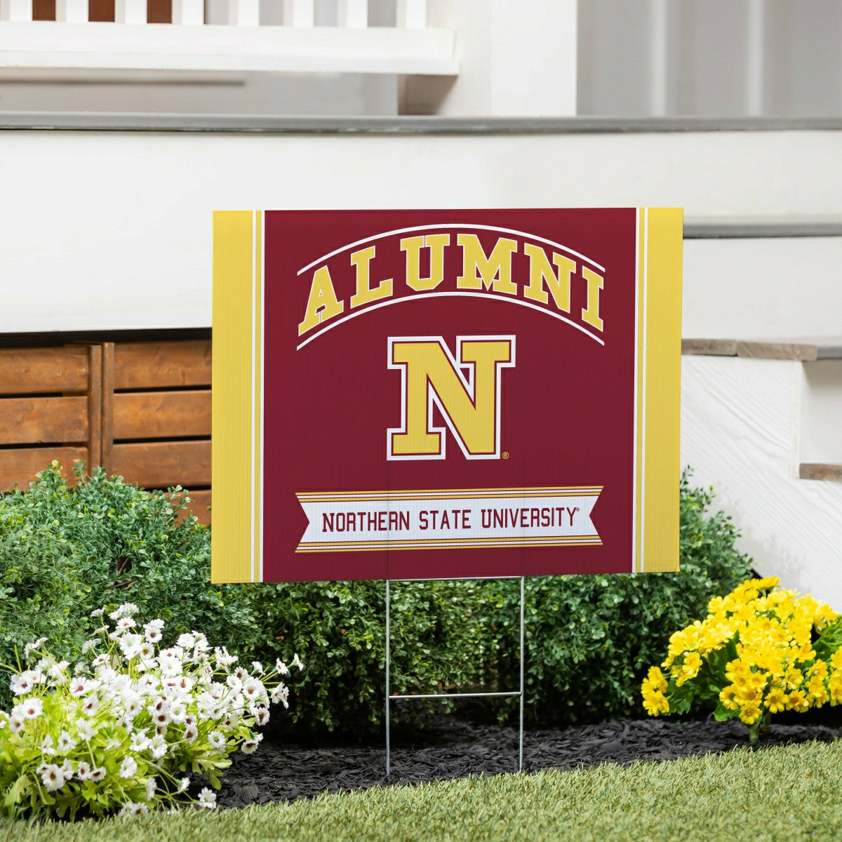 Team Sports America Best Seller - Northern State University Coroplast Yard Sign Alumni