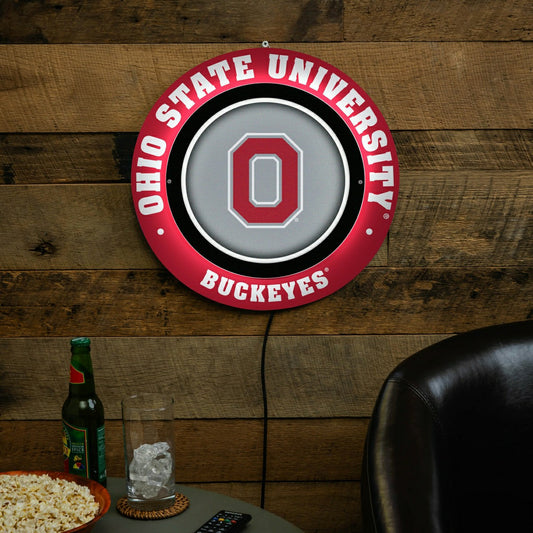 Team Sports America Signature - Ohio State University, Metal Lite, Round