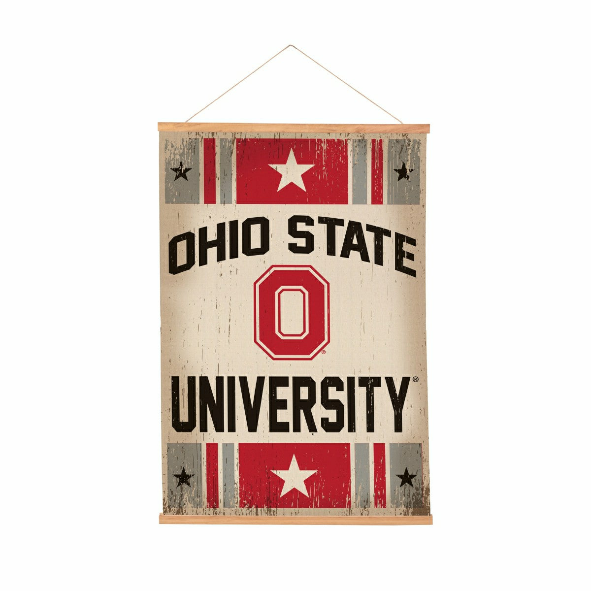 Team Sports America Value - Ohio State University, Canvas Wall Tapestry, Medium, 36x24