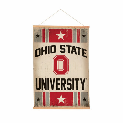 Team Sports America Value - Ohio State University, Canvas Wall Tapestry, Medium, 36x24