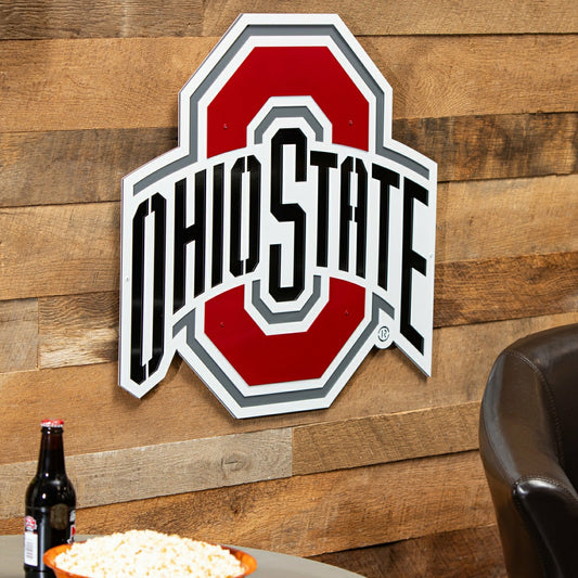 Team Sports America Recommended - Ohio State University Premier Metal Wall Art