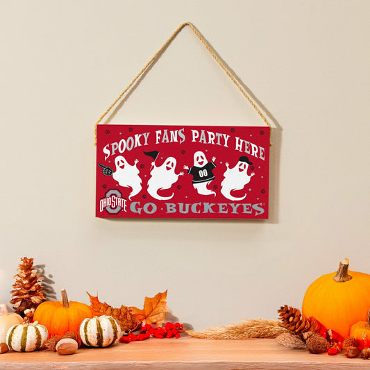Team Sports America Value - Ohio State University Halloween Wood Wall Sign, 6x11