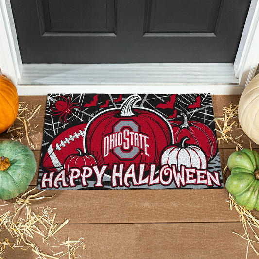 Team Sports America Best Seller - Ohio State University Halloween PVC Mat, 28"x16"