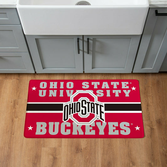 Team Sports America Signature - Ohio State University Anti-Fatigue Mat, 18"x30"