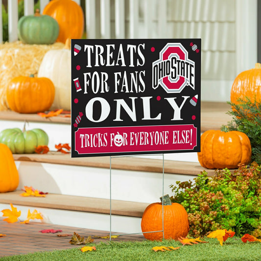 Team Sports America Best Seller - Ohio State University Yard Sign, Halloween Treats for Fans
