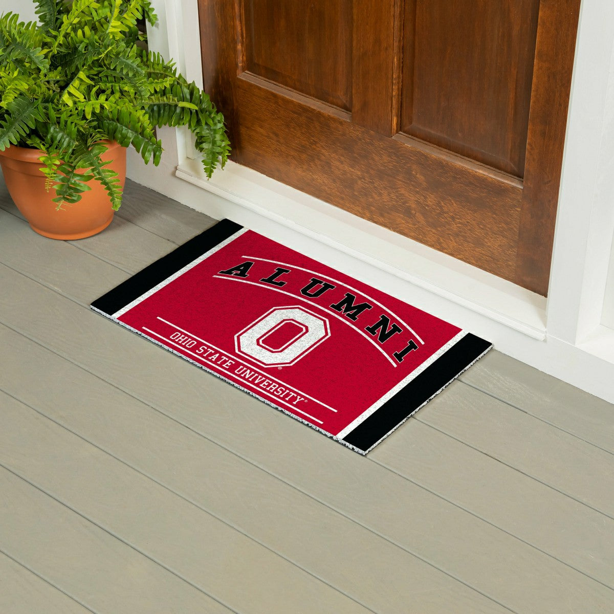 Team Sports America Recommended - Ohio State University Alumni Mat, 28"x16"
