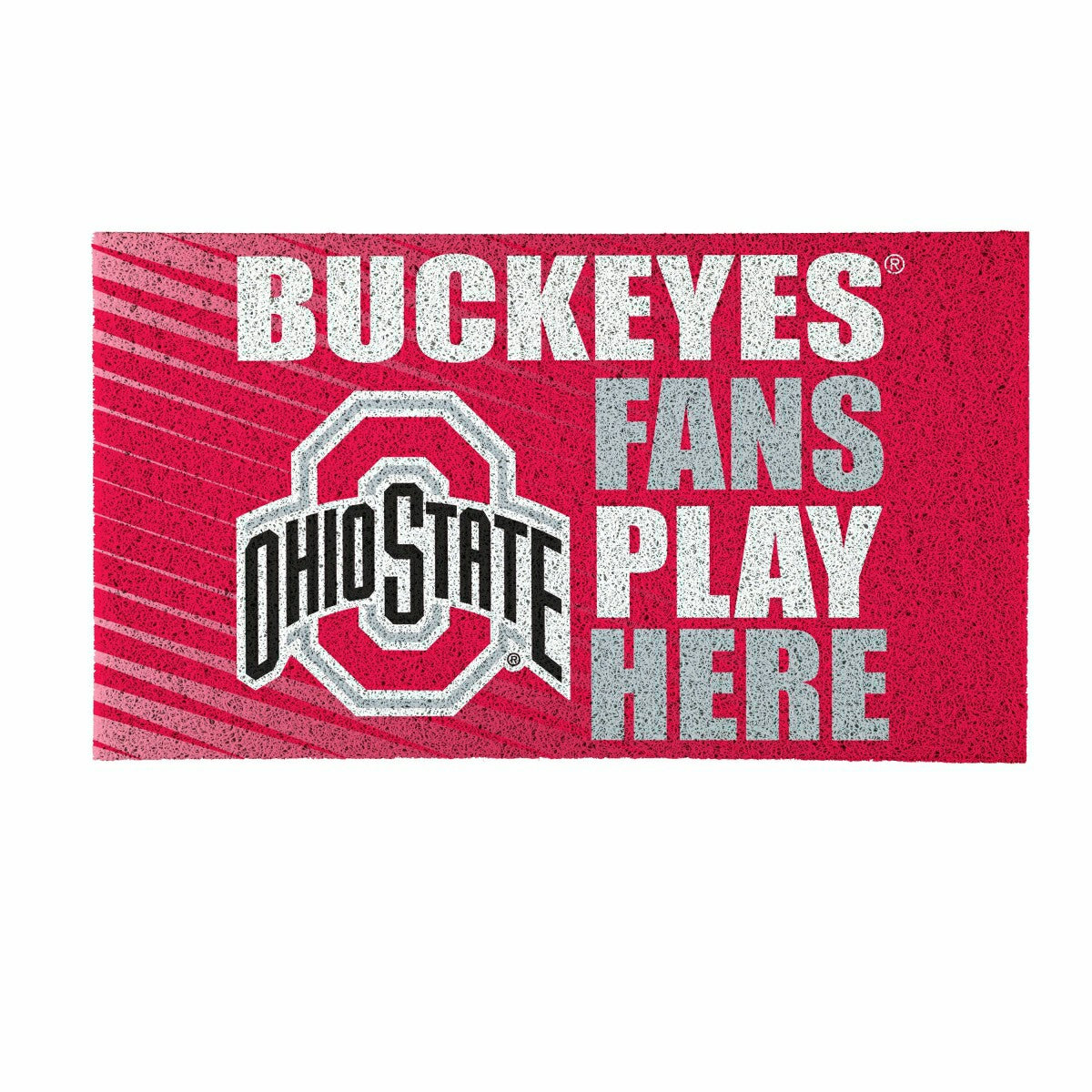 Team Sports America Exclusive - Ohio State University Fan Mat, 28"x16"