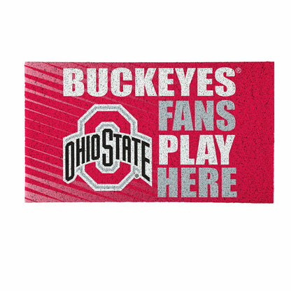 Team Sports America Exclusive - Ohio State University Fan Mat, 28"x16"