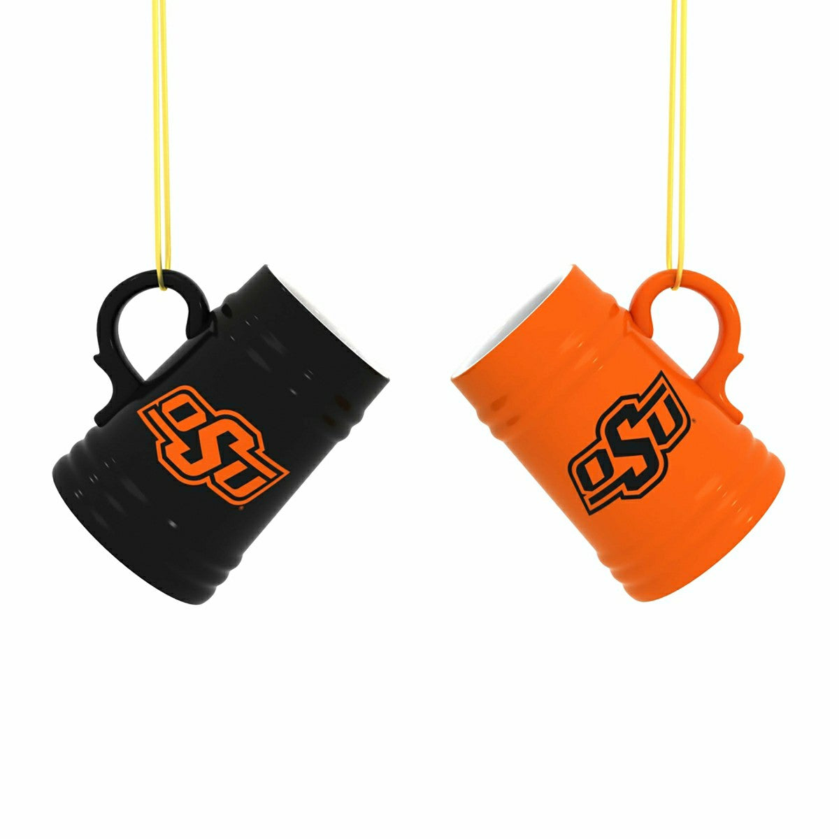 Team Sports America Classic - Oklahoma State University Ceramic Mini Stein, 3oz, set of 2