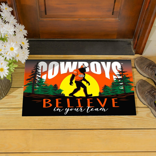 Team Sports America Everyday - Oklahoma State University Bigfoot PVC Mat, 28"x16"