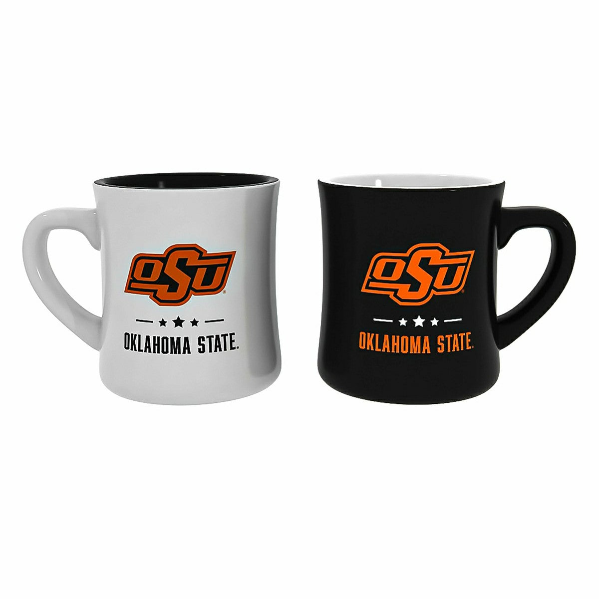 Team Sports America Classic - Oklahoma State University 10oz Ceramic Cup Set, 2pc