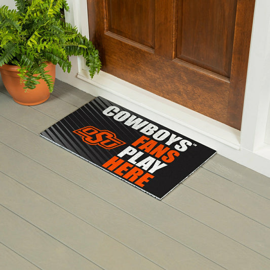 Team Sports America Trending - Oklahoma State University Fan Mat, 28"x16"