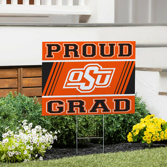 Team Sports America Recommended - Oklahoma State University Coroplast Yard Sign Graduate
