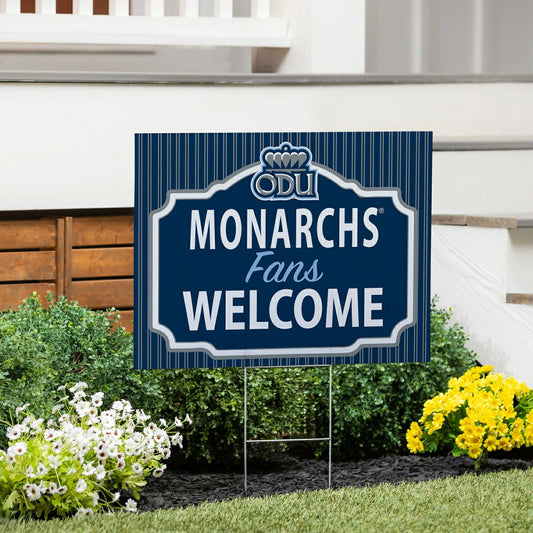 Team Sports America Recommended - Old Dominion University Coroplast Yard Sign, "Fans Welcome"