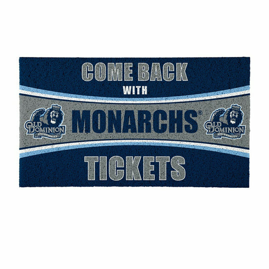Team Sports America Trending - 28" x 16" PVC Trapper Mat, Come Back with Tickets, Old Dominion Univer