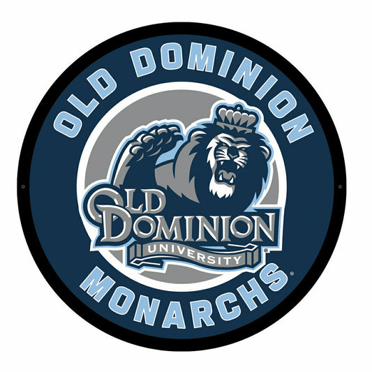 Team Sports America Recommended - LED Wall Decor, Round, Old Dominion University