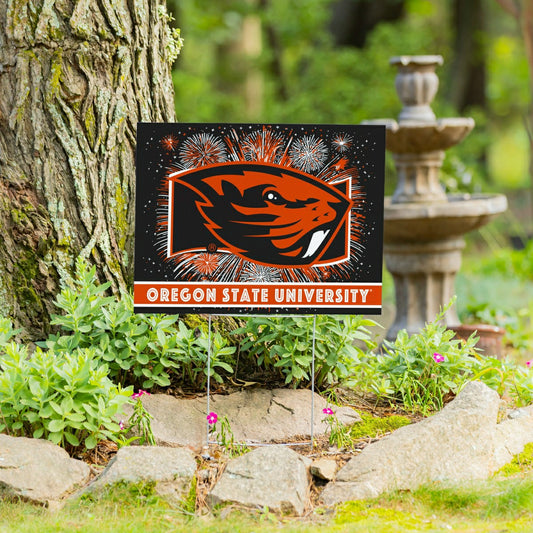 Team Sports America Essential - Oregon State University Yard Sign, Patriotic