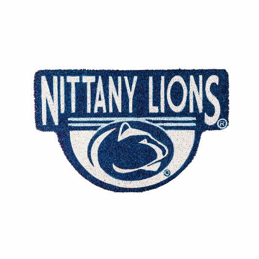 Team Sports America Value - NCAA Team Shaped Coir Door Mat, Penn State Nittany Lions