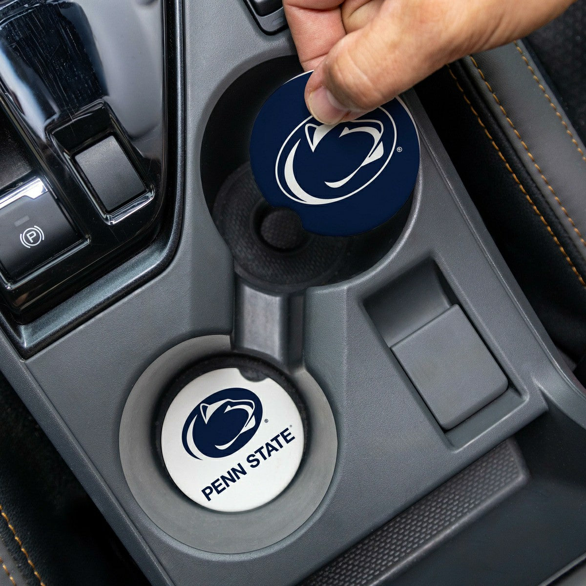Team Sports America Essential - Penn State Car Coaster Set, 2pc