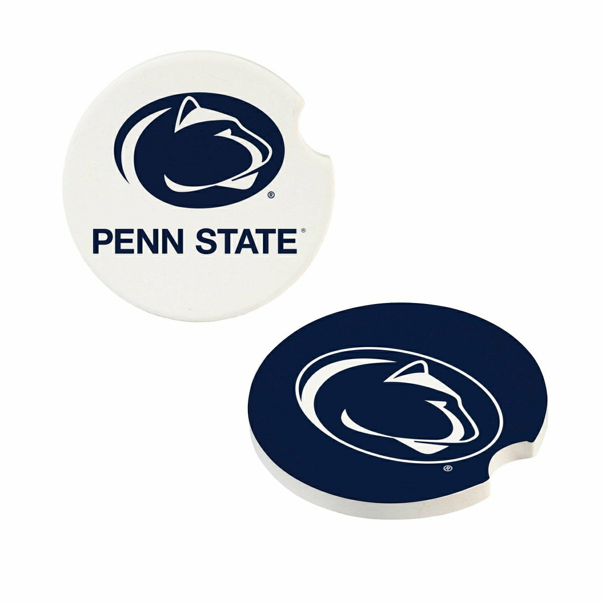 Team Sports America Essential - Penn State Car Coaster Set, 2pc