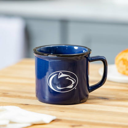 Team Sports America Everyday - Penn State Ceramic Camp Cup with Enamel Finish, 14oz