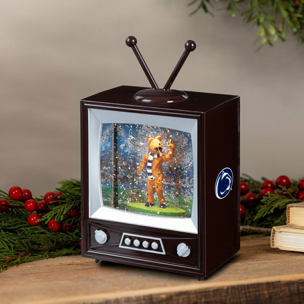 Team Sports America Essential - Penn State Vintage TV Water Lantern