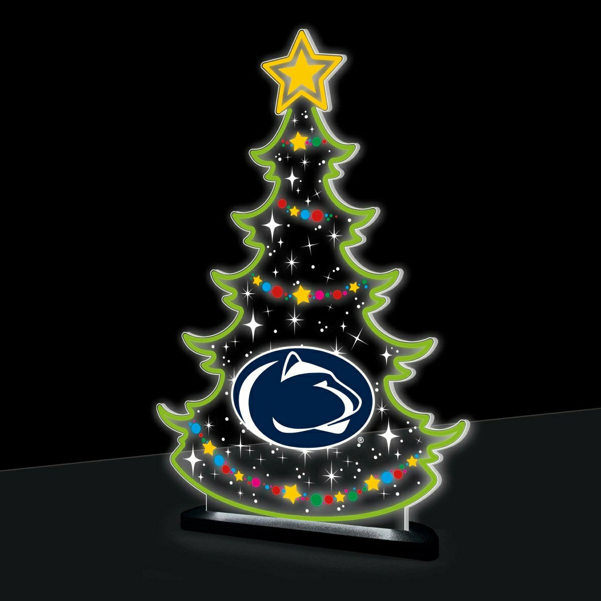 Team Sports America Value - Penn State College Holiday Tree Desklite LED Decor